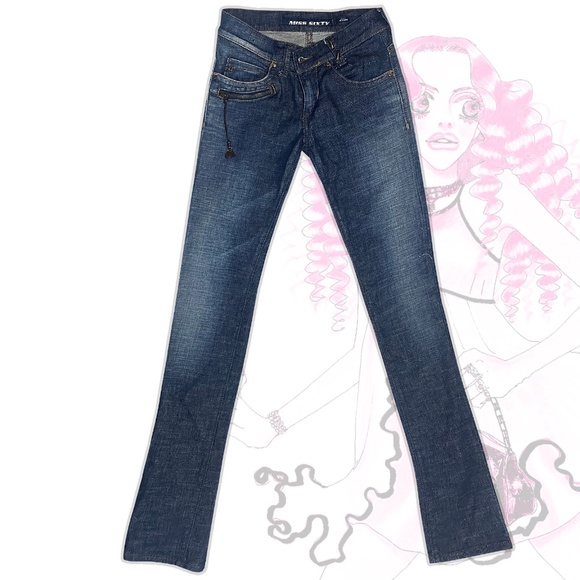 Miss Sixty Jethro Y2K Low Rise Jeans - Picture 1 of 4